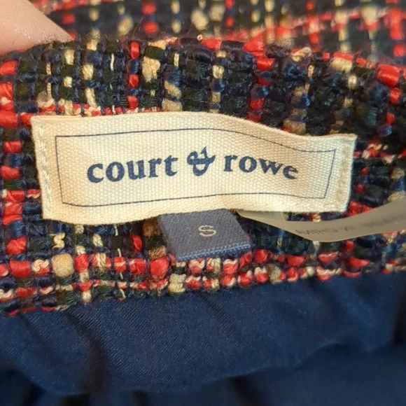 Court & Rowe Tweed Belle Noel Mini Skirt Plaid